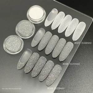Newest Design Grade Glass Diamond Flakes Shinning Nail Art Decoration for Nail Salon