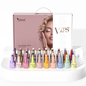 Newest VIP5 Kit Hema Free Acrylic Nail Gel Polish UV Gel 60 Colors Gel Nail Polish Private Label Enamels Kit