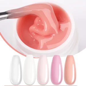 No Burning Camouflage Color Professional Nails Art Manicure Extension Strengthen UV Hard Gels Nail Gel
