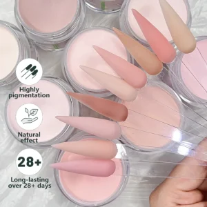 No Uv Air Dry Powder Factory Nude Acrylic Powder for Nails 0.35Oz Long Lasting Acrylic Powder