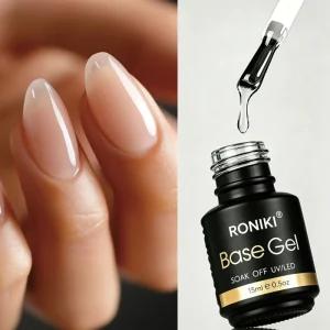 Non Peel Off Strong Adhesion Base Gel UV Base Coat Anti Chipping Natural Nail Base Primer Salon Grade Custom ODM Formula