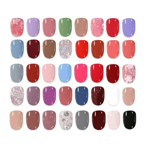 Non Toxic Gel Nail Polish in Multiple Colors UV LED Cure Spring Art Design for Nail Salon Personal Beauty Care