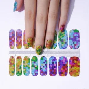 Non toxic 100% Real Nail Polish Strips Polish Nail Wraps