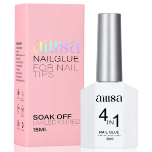 OEM 15ML High Capacity Eco friendly Non Toxic Soak off UV/LED Cured Nail Glue for Acrylic Nails Nail Polish