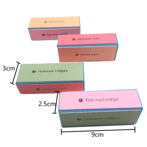OEM 4 Sides Professional Nail Buffer Block Square Nail File for Nail Art Salon