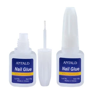 OEM Clear Liquid Non Toxic Fast Drying 10g Brush on Nail Glue for Nail False Art Press on Tips