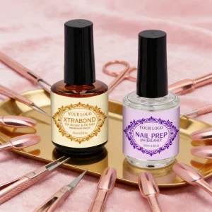 OEM Customization logo 15ml PH Bond Nail Primer and Dehydrator Private Label HEMA Free Nail Prep Acid Free Air Dry
