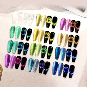 OEM Factory’s Cat Eye Diamond Shining Metallic Environment-friendly Nail Art Beauty Powder Cosmetic-grade Magnetic