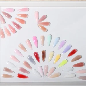 OEM Liquid Polygels in a Bottle Nail Polish UV Gel 48 Color Private Label Gel Nail Polish
