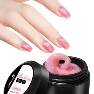 OEM Logo 5ml Nail Extend Gel Solid Construction Gel Quick Extension of Nail Non stick Hand Solid Gel Carving Nail Art Supplies