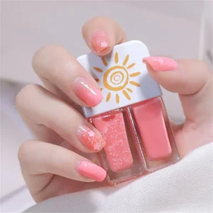 OEM New Double Color Set Nail Polish 6ML*2 Matte Polish Top Base Coat Soak Off Manicure DIY UV Gel Varnish Lacquer