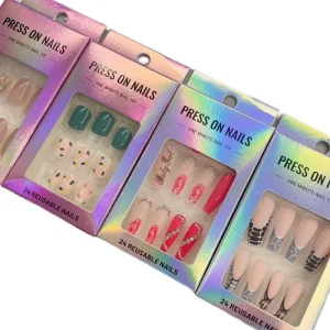 OEM New Factory High Quality 24pcs Press on Nails Reusable False Nails