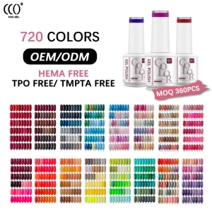 OEM ODM Custom Private Label Logo UV Gel Nail Polish 3000 Colors MOQ 1kg