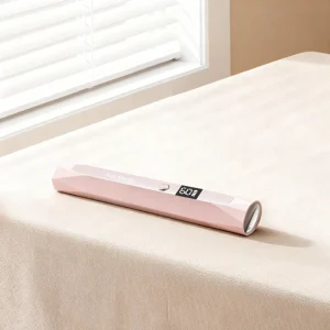 OEM ODM Nail Dryer 2 Timers Rechargeable Home Use Fast Curing Nail Gel Light Pink Handheld Cordless Mini UV Nail Lamp