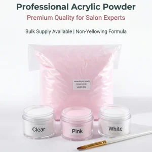 OEM ODM Private Label Acrylic Cover Powder Custom Color Nail Art Dip Powder Multiple Weight Jar Packed for Nail Salon