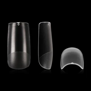 OEM &ODM Private Label Flexible Soft Gel Nail Extension Tips Nail Tip Straight Tips Nails 500pcs Transparent