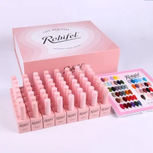 OEM ODM Salon Gel UV Ongle Professionnel 60 Colour Nails Gel Polish Set