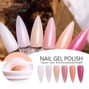 OEM ODM YIDINGCHENG 30g Gel Poly Easy Operative Extension Gel for Nails Poly High Quality Nail Gel