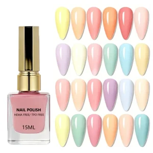 OEM Oil Based Nail Polish Fast Drying Long Lasting Bulk Nail Polish