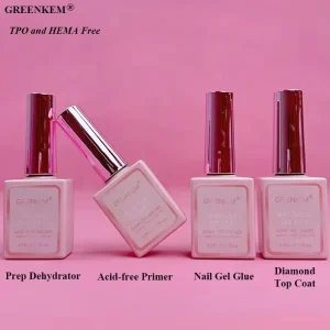OEM Prival Label Nail Polish Gel Glue No Wipe Top Coat Glitter Super Shiny Diamond Nail Top Coat Gel Base Coat