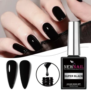 OEM Private Label UV High Pigmented Full Coverage Super Black White Color 15ml Nail Gel