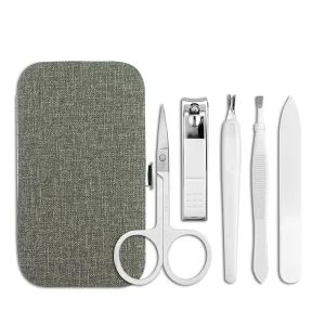 OEM Professional Manicure Pedicure Kit Nail Clip Set 5Pcs Nail Cutter Tools for Fingernails Toenails Grooming Set