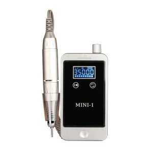 OEM Professional Portable Cordless Electric Nail Drill Machine Brushed Motor 5V 35000rpm Rechargeable ABS Material Gel Nails