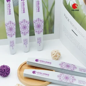 OEM S002 Professional 100 180 Double Sided Reusable Sponge EMERY Nail Buffer File Waterproof Manicure Pedicure Tools