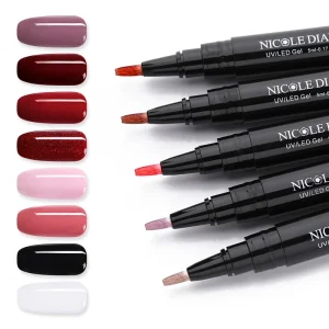 OEM Service Private Label 73 Colors One Step Nail Gel Polish Drawing Pen