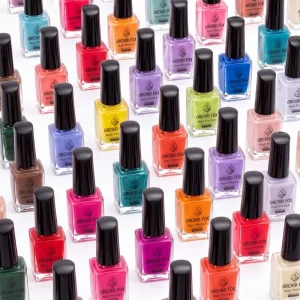 ORCHID FOX Custom Logo Quick Dry Breathable Safe Long Lasting No Bake Tearable Kids Water Based Nail Polish