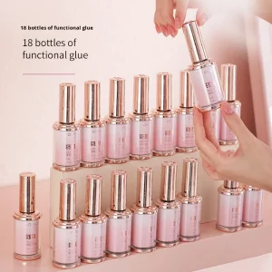 OUBOLI New Functional Nail Gel for Nail Art Plating Top Coat Rubber Base Coat Reinforcement Gel HEMA&TPO Free