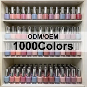 Oil Based No Toxic Cruelty Free Nail Polish Quick Dry Long Lasting Natural Regular Nail Lacquer