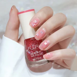 Oil Nail Polish Manufacturer Lady Beauty 8ml Polish Bottle Air Dry 30 Color Nail Polish Kit