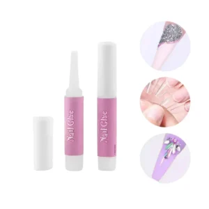 One Off 2g Mini Transparent Nail Glue for Acrylic Extension Nails Rhinestone Decoration Fast Dry Adhesive Glue