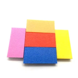 Orange Sponge Double Sided Square Nail File Sanding Block Buffer for Nail Art