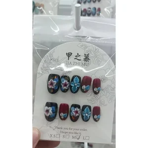 Oval Square Coffin Almond Newly Handmade Artificial Nail Tips Easy for Beauty Random Style
