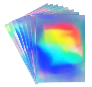PET Waterproof Stickers Label Custom A4 Vinyl Sticker Paper Printing Sticker Holographic Paper