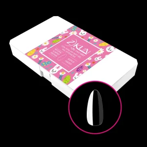PMMA Clear Almond XS/S/M/L Full Cover Gel Nail Tips X Apex Custom Label 14 Sizes Nail Extension 602pcs Soft Gel Nail Tip