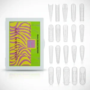 PP Full Cover Dual Forms Nail Tips for Nail Extension Salon Use