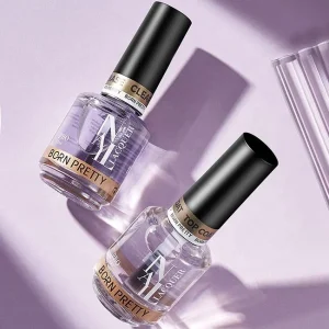 PRO 15ml Custom Logo Regular Clear Base Top Coat Nail Polish for Air Dry Semipermanent Nail Polish Lacquer