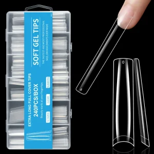 Painted Acrylic Nail Tips Full Cover Press On False Nails for DIY Nail Art or Salon Professionals