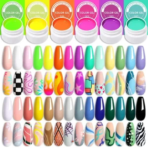 Painting Gel Varnish Nail Gel Polish Soak Off UV LED Top Coat Semi Permanent Nail Art Design for Gel Nail Polish