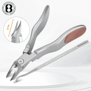 Patent-Powered Pedicure Manicure Tool Set Stainless Steel Blade Sharp Tip Excluding Dead Skin Cuticle Nail Clippers