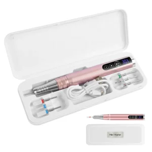 Pen 35000RPM Nail Drill Low Noise Rechargeable Remove Cuticle Durable Nail Drill Machine for Home Use