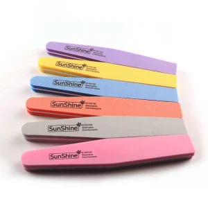 Pink Sponge 100 180 Nail Buffer Custom Logo Professional Nail File for Nail Tools
