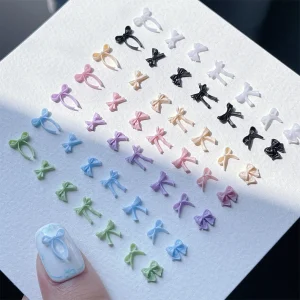 Plastic 3D Nail Art Supplies Stickers for Nails with Butterfly Decorations