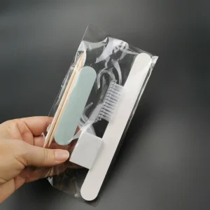 Plastic Durable Nail Tools Disposable Pedicure Kit 5 Pcs Washable Double Sided Board Nail Buffer File Mini Nail Shiner