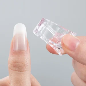 Plastic Poly Gel Nail Tips Extension Clip Quick Building Finger UV LED Builder Clamps Manicure Nail Art Tool