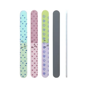 Polish Double Sided EVA Sponge Core Nail File & Manicure Tool with Sandpaper Surface Durable Custom Logo Option