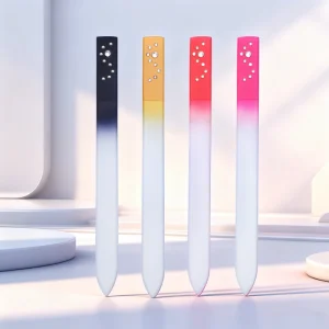 Polishing Glass Nail Buffer Double Side Mini Nail Files for Household